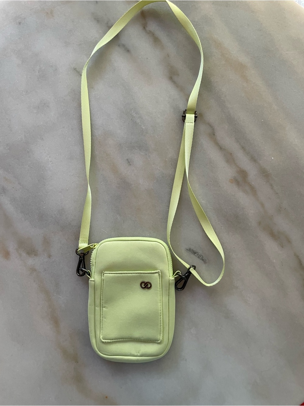 Calia Mini Crossbody Phone Bag in Light Lime